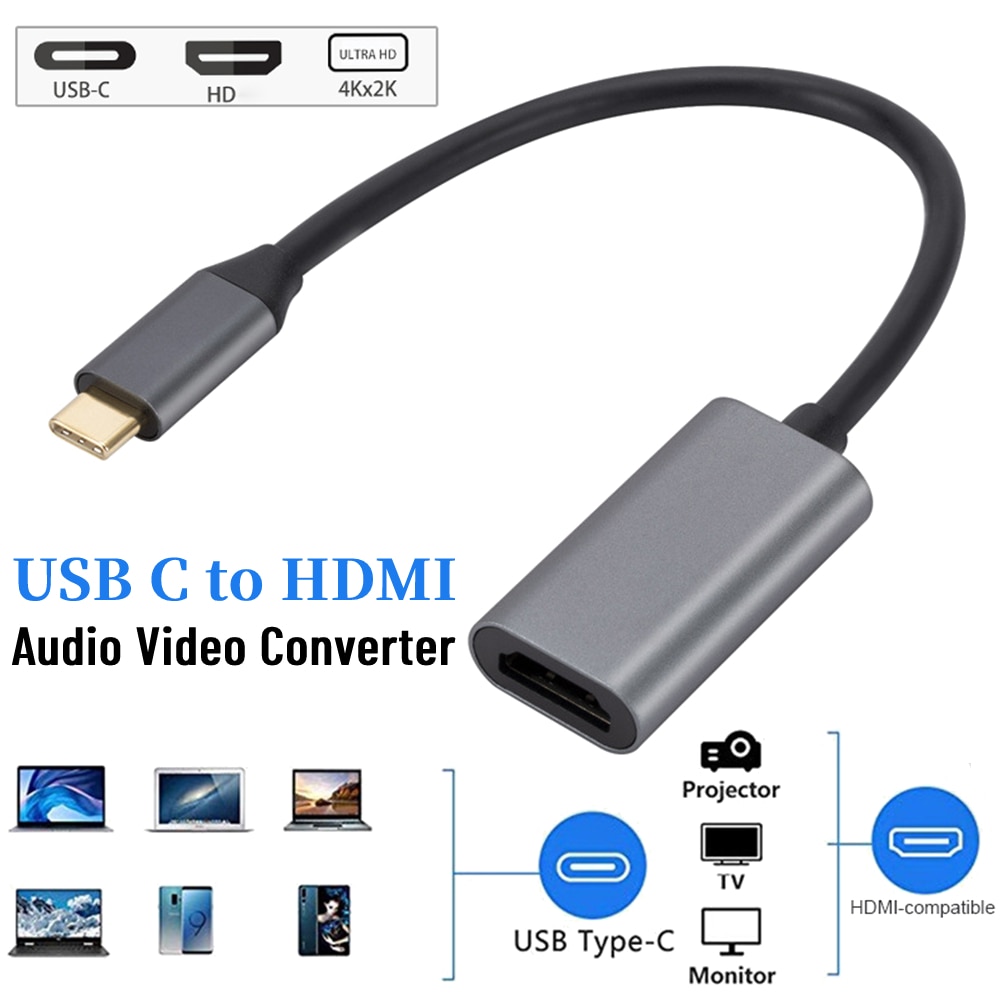 USB C to HDMI ȣȯ   ̺,  ̺, 4K, USB3.1, 10Gbps, HDTV  ڵ, Ｚ S10, ȵ̵ º